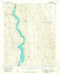 Mt. Perkins Arizona Historical topographic map, 1:62500 scale, 15 X 15 Minute, Year 1959
