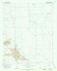 Mt. Tipton SE Arizona Historical topographic map, 1:24000 scale, 7.5 X 7.5 Minute, Year 1968