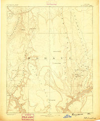 Mt. Trumbull Arizona Historical topographic map, 1:250000 scale, 1 X 1 Degree, Year 1886