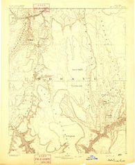 Mt. Trumbull Arizona Historical topographic map, 1:250000 scale, 1 X 1 Degree, Year 1892