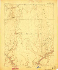 Mt. Trumbull Arizona Historical topographic map, 1:250000 scale, 1 X 1 Degree, Year 1892
