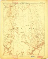 Mt. Trumbull Arizona Historical topographic map, 1:250000 scale, 1 X 1 Degree, Year 1892