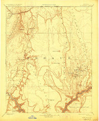 Mt. Trumbull Arizona Historical topographic map, 1:250000 scale, 1 X 1 Degree, Year 1892