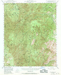 Mt. Union Arizona Historical topographic map, 1:62500 scale, 15 X 15 Minute, Year 1947