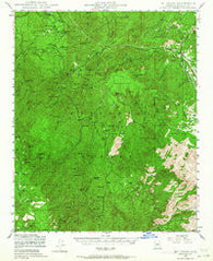 Mt. Union Arizona Historical topographic map, 1:62500 scale, 15 X 15 Minute, Year 1947