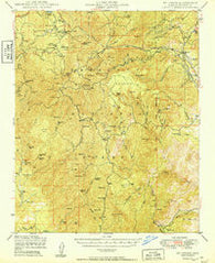 Mt. Union Arizona Historical topographic map, 1:62500 scale, 15 X 15 Minute, Year 1949