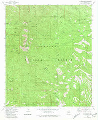Mt. Wrightson Arizona Historical topographic map, 1:24000 scale, 7.5 X 7.5 Minute, Year 1981