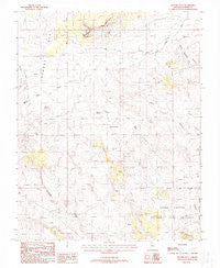 Muggins Flat Arizona Historical topographic map, 1:24000 scale, 7.5 X 7.5 Minute, Year 1988