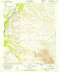 Mule Wash Arizona Historical topographic map, 1:24000 scale, 7.5 X 7.5 Minute, Year 1952