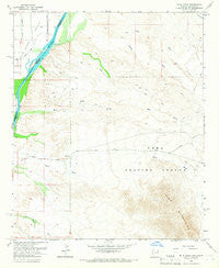 Mule Wash Arizona Historical topographic map, 1:24000 scale, 7.5 X 7.5 Minute, Year 1964