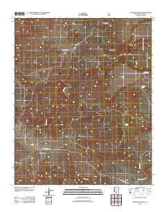 Muleshoe Ranch Arizona Historical topographic map, 1:24000 scale, 7.5 X 7.5 Minute, Year 2012