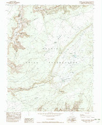 Mummy Cave Ruins Arizona Historical topographic map, 1:24000 scale, 7.5 X 7.5 Minute, Year 1982