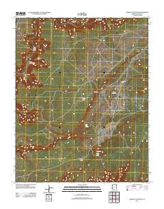 Black Rock Butte Arizona Historical topographic map, 1:24000 scale, 7.5 X 7.5 Minute, Year 2011