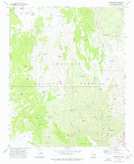 Munds Draw Arizona Historical topographic map, 1:24000 scale, 7.5 X 7.5 Minute, Year 1973