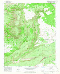 Munds Mountain Arizona Historical topographic map, 1:24000 scale, 7.5 X 7.5 Minute, Year 1965