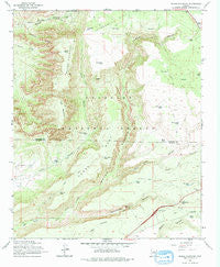 Munds Mountain Arizona Historical topographic map, 1:24000 scale, 7.5 X 7.5 Minute, Year 1965