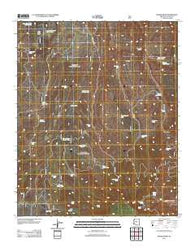 Munds Draw Arizona Historical topographic map, 1:24000 scale, 7.5 X 7.5 Minute, Year 2012