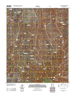 Munds Draw Arizona Historical topographic map, 1:24000 scale, 7.5 X 7.5 Minute, Year 2012