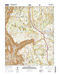 Munds Park Arizona Current topographic map, 1:24000 scale, 7.5 X 7.5 Minute, Year 2014