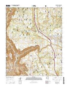 Munds Park Arizona Current topographic map, 1:24000 scale, 7.5 X 7.5 Minute, Year 2014