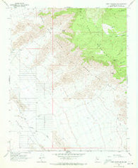 Music Mountains SE Arizona Historical topographic map, 1:24000 scale, 7.5 X 7.5 Minute, Year 1968