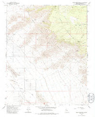 Music Mountains SE Arizona Historical topographic map, 1:24000 scale, 7.5 X 7.5 Minute, Year 1968