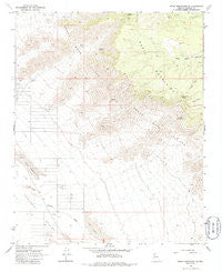 Music Mountains SE Arizona Historical topographic map, 1:24000 scale, 7.5 X 7.5 Minute, Year 1968