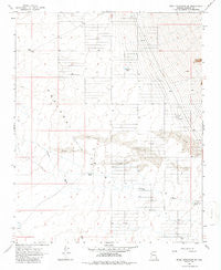 Music Mountains SW Arizona Historical topographic map, 1:24000 scale, 7.5 X 7.5 Minute, Year 1968