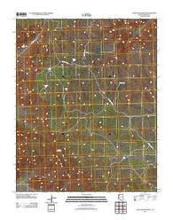 Music Mountains NE Arizona Historical topographic map, 1:24000 scale, 7.5 X 7.5 Minute, Year 2011
