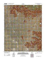Music Mountains NW Arizona Historical topographic map, 1:24000 scale, 7.5 X 7.5 Minute, Year 2011