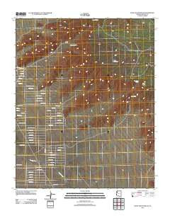 Music Mountains SE Arizona Historical topographic map, 1:24000 scale, 7.5 X 7.5 Minute, Year 2011