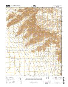 Music Mountains SE Arizona Current topographic map, 1:24000 scale, 7.5 X 7.5 Minute, Year 2014