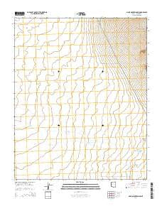 Music Mountains SW Arizona Current topographic map, 1:24000 scale, 7.5 X 7.5 Minute, Year 2014