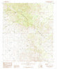 Muskhog Mountain Arizona Historical topographic map, 1:24000 scale, 7.5 X 7.5 Minute, Year 1985
