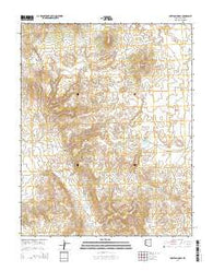 Mustang Knoll Arizona Current topographic map, 1:24000 scale, 7.5 X 7.5 Minute, Year 2014