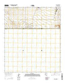 Naco Arizona Current topographic map, 1:24000 scale, 7.5 X 7.5 Minute, Year 2014