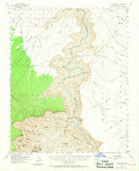 Nankoweap Arizona Historical topographic map, 1:62500 scale, 15 X 15 Minute, Year 1954