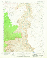Nankoweap Arizona Historical topographic map, 1:62500 scale, 15 X 15 Minute, Year 1954