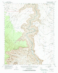 Nankoweap Arizona Historical topographic map, 1:62500 scale, 15 X 15 Minute, Year 1954