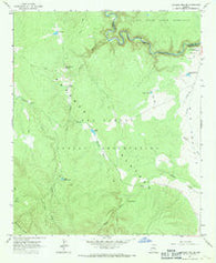 Natanes Mts NE Arizona Historical topographic map, 1:24000 scale, 7.5 X 7.5 Minute, Year 1967