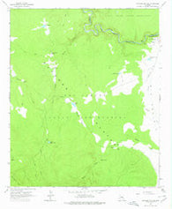 Natanes Mts NE Arizona Historical topographic map, 1:24000 scale, 7.5 X 7.5 Minute, Year 1967