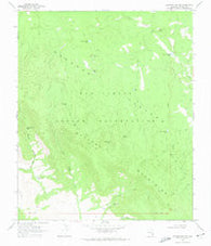 Natanes Mts NW Arizona Historical topographic map, 1:24000 scale, 7.5 X 7.5 Minute, Year 1967