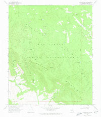 Natanes Mts NW Arizona Historical topographic map, 1:24000 scale, 7.5 X 7.5 Minute, Year 1967