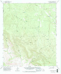 Natanes Mts NW Arizona Historical topographic map, 1:24000 scale, 7.5 X 7.5 Minute, Year 1967