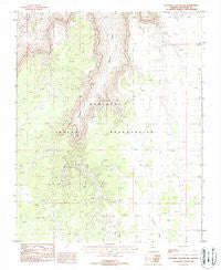 National Canyon SW Arizona Historical topographic map, 1:24000 scale, 7.5 X 7.5 Minute, Year 1988
