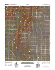 National Canyon SW Arizona Historical topographic map, 1:24000 scale, 7.5 X 7.5 Minute, Year 2011