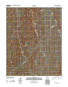 National Tank Arizona Historical topographic map, 1:24000 scale, 7.5 X 7.5 Minute, Year 2011