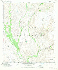 Natural Corral Arizona Historical topographic map, 1:24000 scale, 7.5 X 7.5 Minute, Year 1966