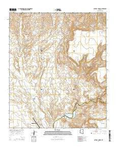 Natural Corral Arizona Current topographic map, 1:24000 scale, 7.5 X 7.5 Minute, Year 2014
