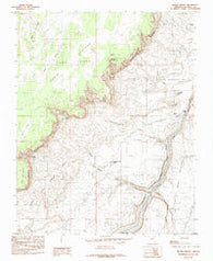 Navajo Bridge Arizona Historical topographic map, 1:24000 scale, 7.5 X 7.5 Minute, Year 1985